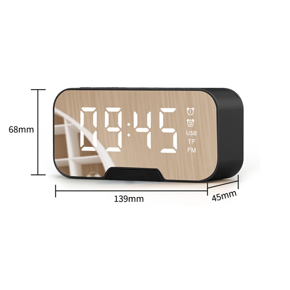 Speaker Bluetooth Wireless K-10 Digital Clock Wireless Speaker KIMISO K 10 K10 Musik Box