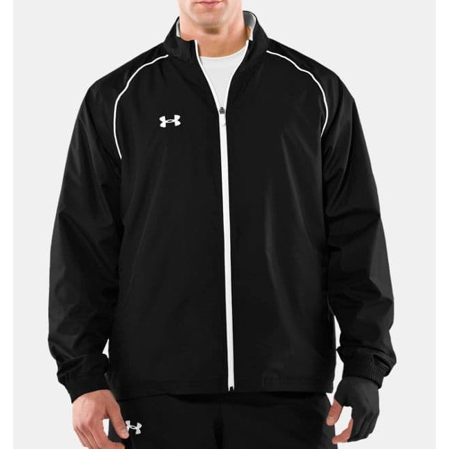 NEW FB MENS UA-BLACK JACKET BIGSIZE - JAKET PARASUT PRIA JUMBO BIG SIZE