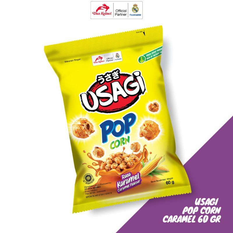 

USAGI POP CORN CARAMEL 60 GRAM