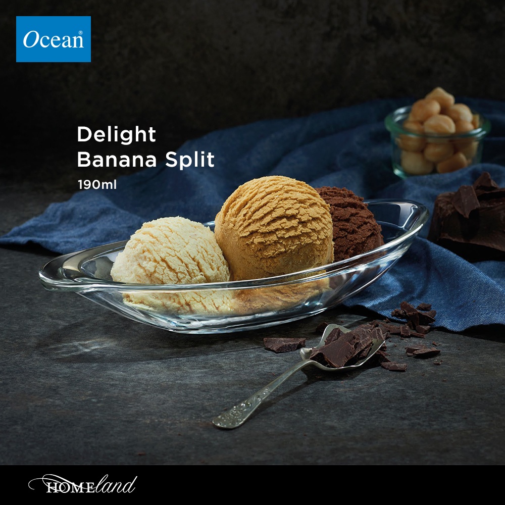 Ocean Delight Piring Banana Split / Mangkok Es Krim