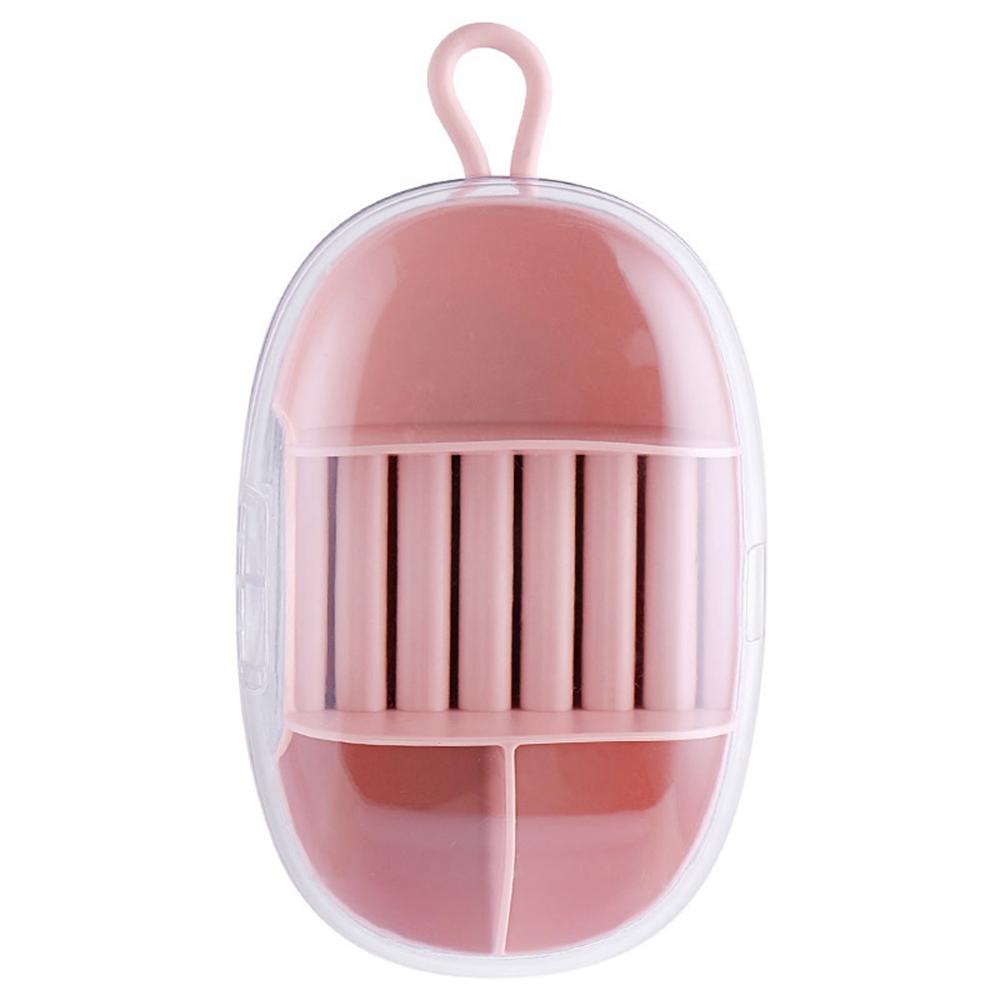 [Elegan] Kotak Perhiasan Travel Transparan Portable Silicone Mini storage box