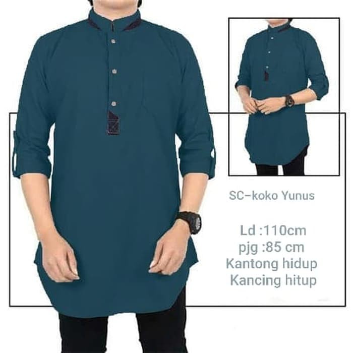 [KOKO YUNUS SC] baju koko pria katun var warna