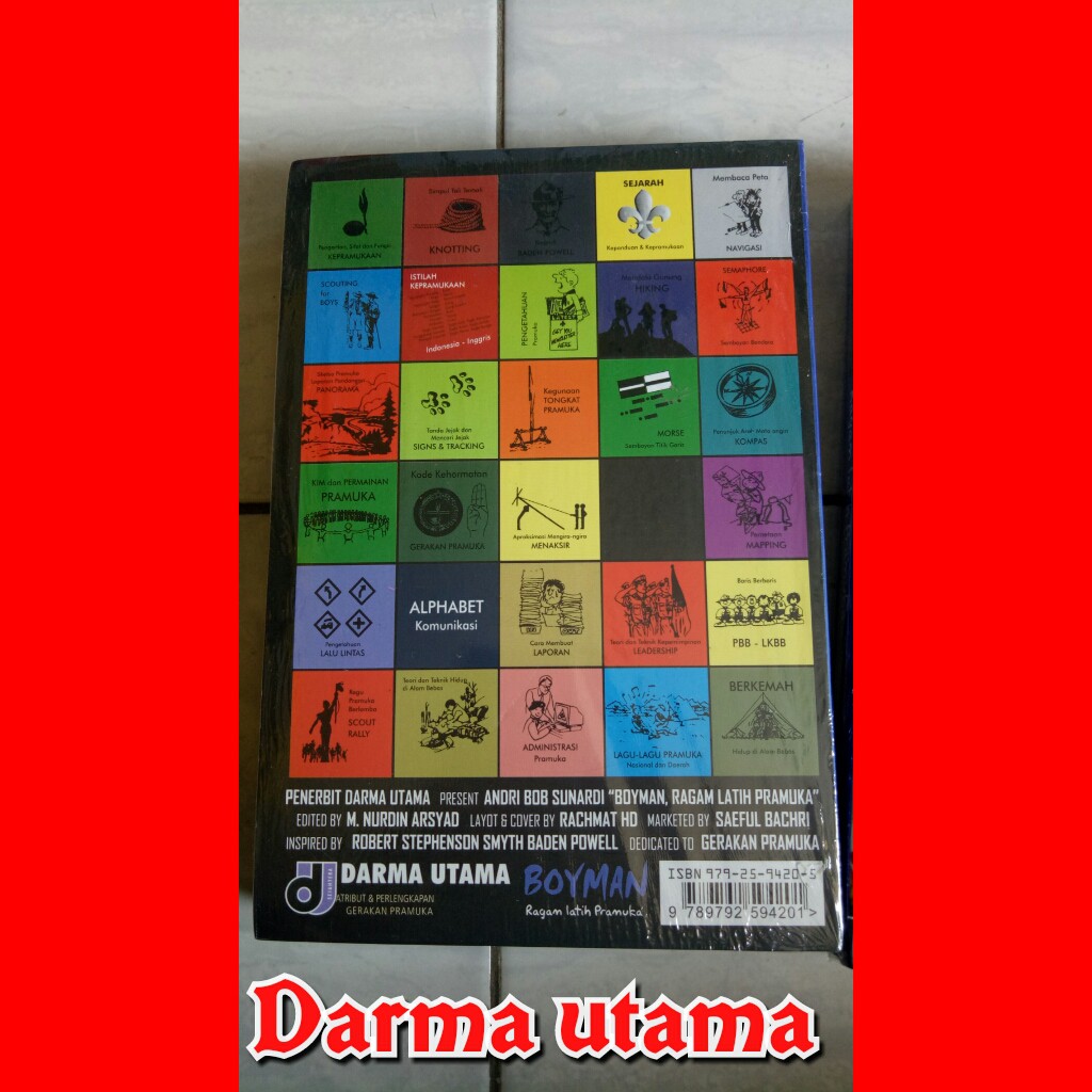 BUKU BOYMAN ORIGINAL ( PRAMUKA )