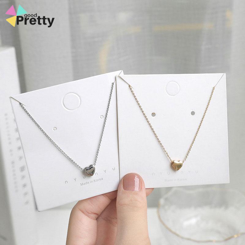 Kalung Titanium Anti Karat Dengan Bentuk Cinta Kalung Fashion Wanita Model - PD