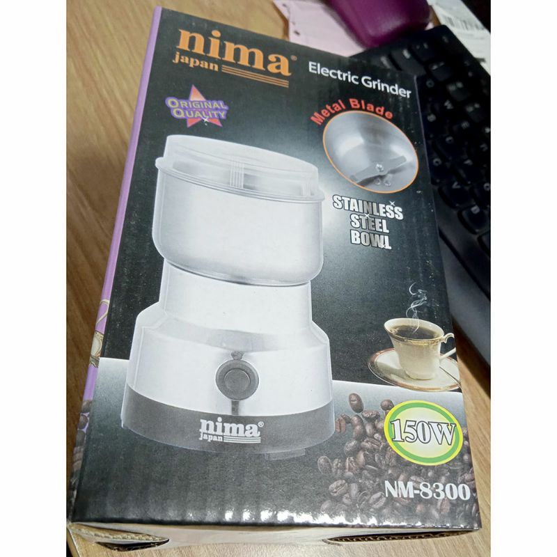 One Two Cups Alat penggiling Kopi Elektrik Coffe Grinder 150 W