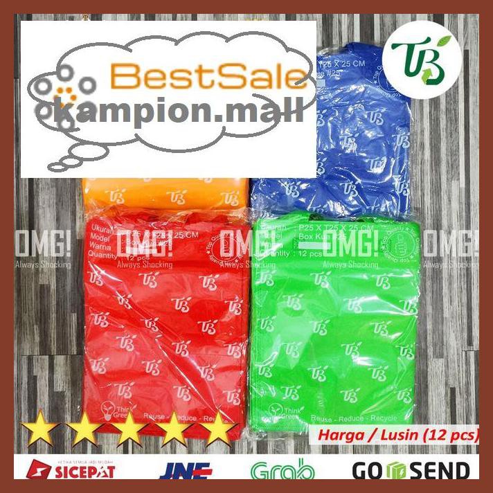 

Y7Tuut7- Goodie Bag Tbi -Box Cake- Tas Kue Spunbond 25X25X25 Cm Bukan Paper Bag - Merah E46Et57-