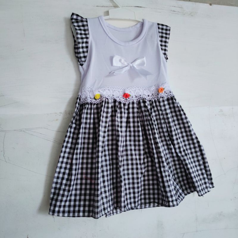 Dress anak 1 2 tahun baju anak cewek perempuan nindy