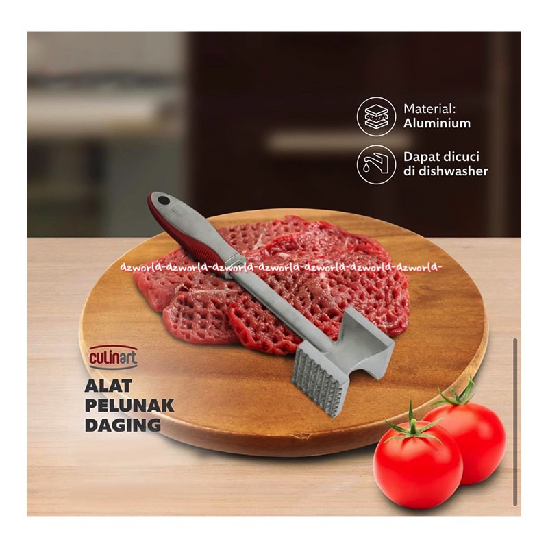 Culinart Meat Tenderizer Hammer Alat Palu Penghancur Memipihkan Melunakkan Daging Culin art Kulin art kulinart