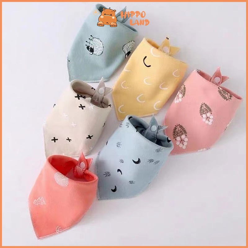 HIPPO LAND Slabber Celemek Segitiga bayi anak/bib bayi / Slabber bayi 3