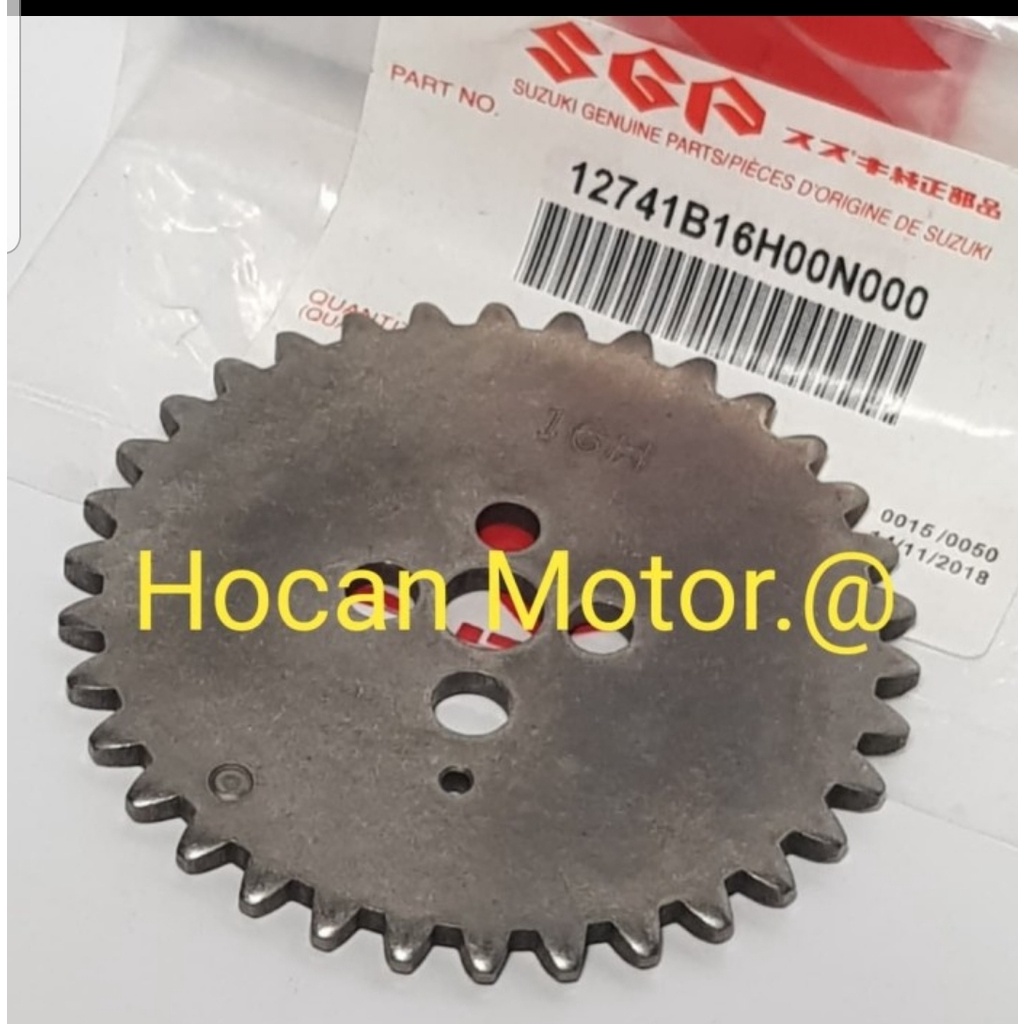 GEAR KETENG GEAR SENTRIK KAMPRAT SHOGUN 125 SP FL 12741-20G00-000  SPROCKET CAM CHAIN ASLI SGP-1