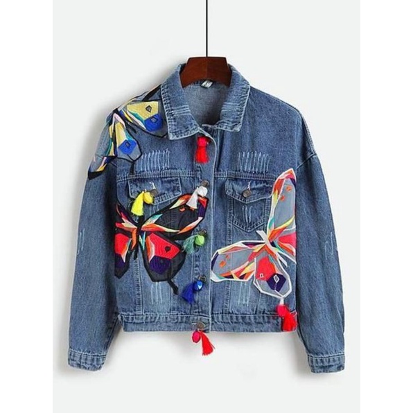 Jaket Jeans Custom Painting