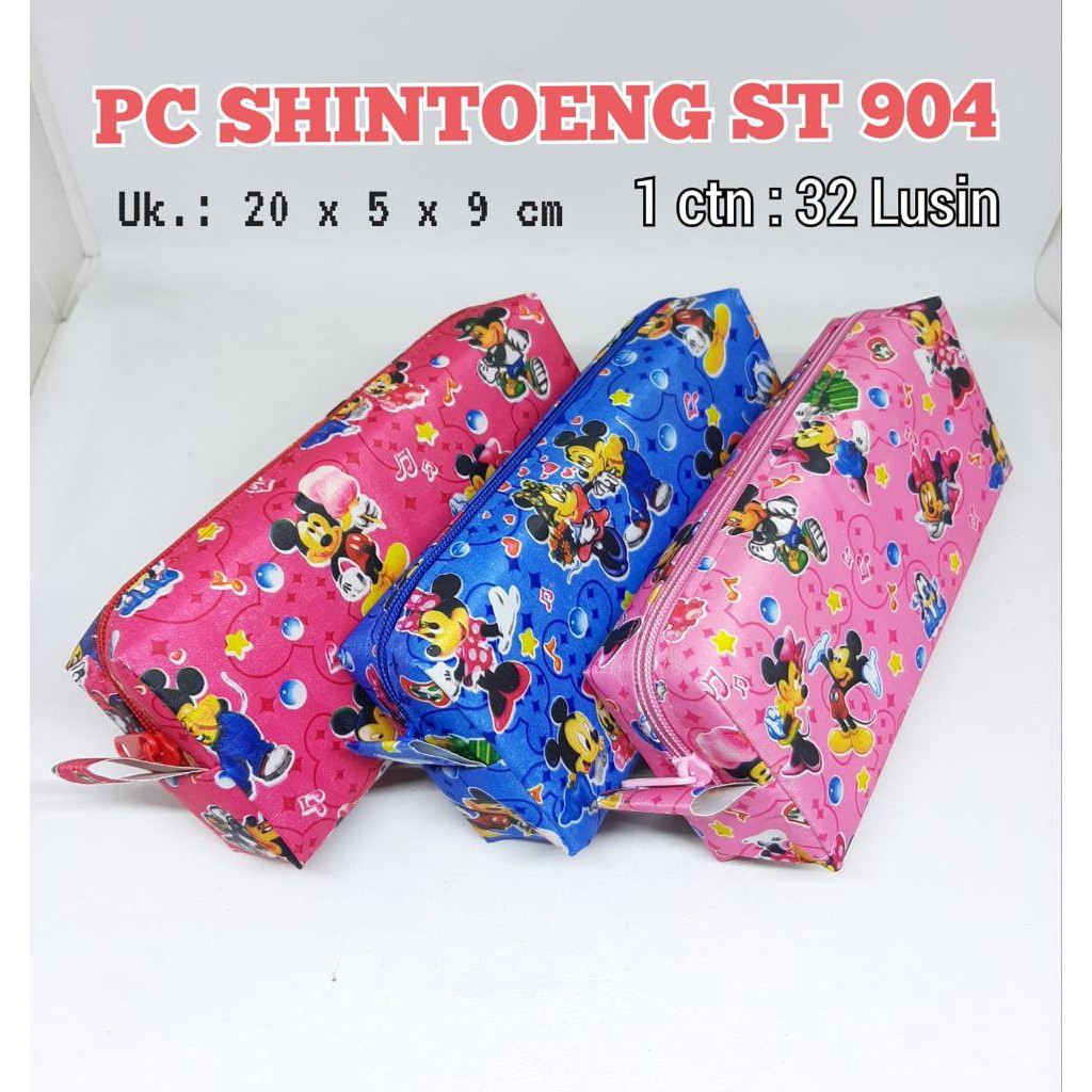 

AS888 - KOTAK PENSIL / TEMPAT PENSIL / PENCIL CASE SHINTOENG MOTIF MICKEY MOUSE ST904
