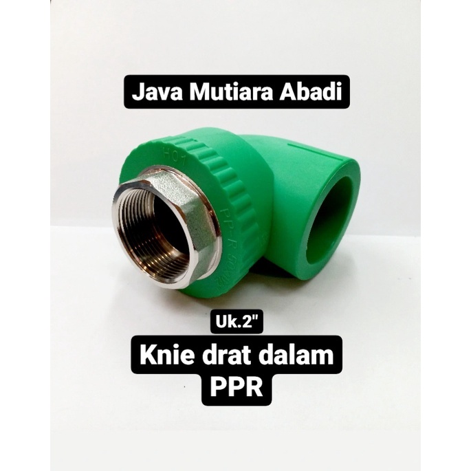 knee knie drat dalam PPR 2''/63mm elbow PPR