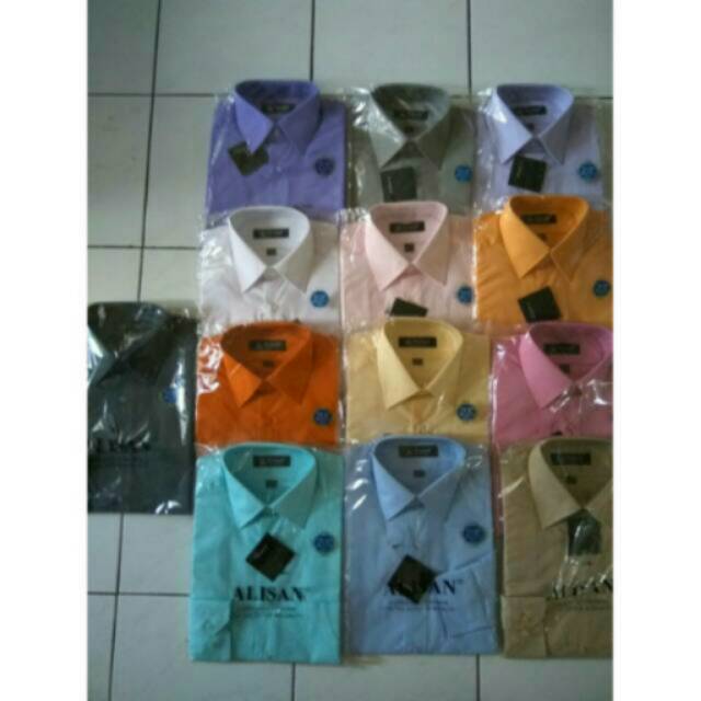 KEMEJA ALISAN POLOS JUMBO