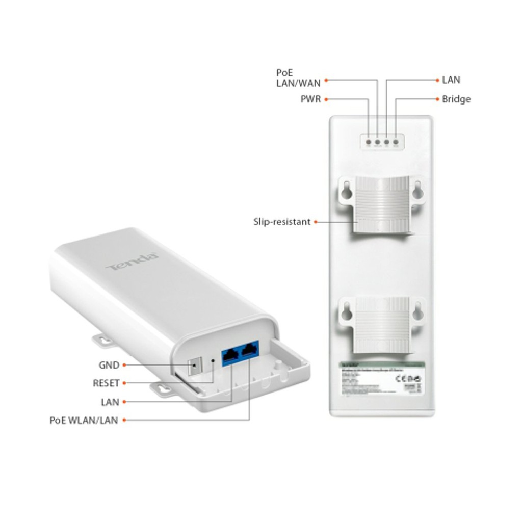 Tenda O3 Router 5km Outdoor Point To Point CPE - Repeater/WISP