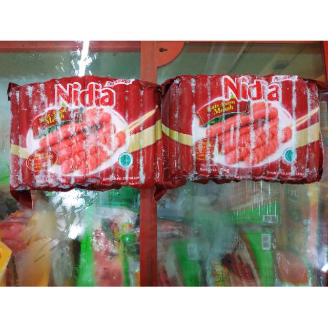 

[FRESHSIAP KIRIM ]SOSIS AYAM MERAH NIDIA 750g ISI 30/TERMURAH/