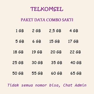 PROMO TELKOMSEL PAKET DATA INTERNET COMBO SAKTI 15 GB 17 GB SIMPATI AS LOOP TERMURAH TERBATAS