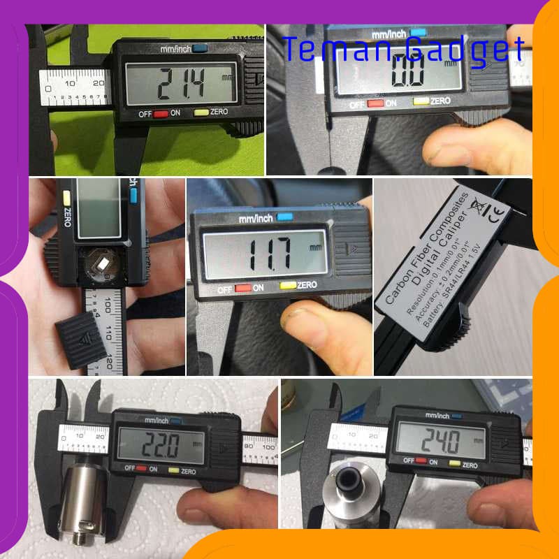 TG-DE041 Taffware Jangka Sorong Digital Vernier Caliper LCD Screen - JIGO-150