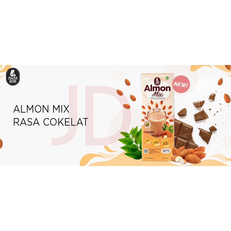 Mama Bear Minuman Booster Asi Susu Pelancar Asi Almon Mix 30gr