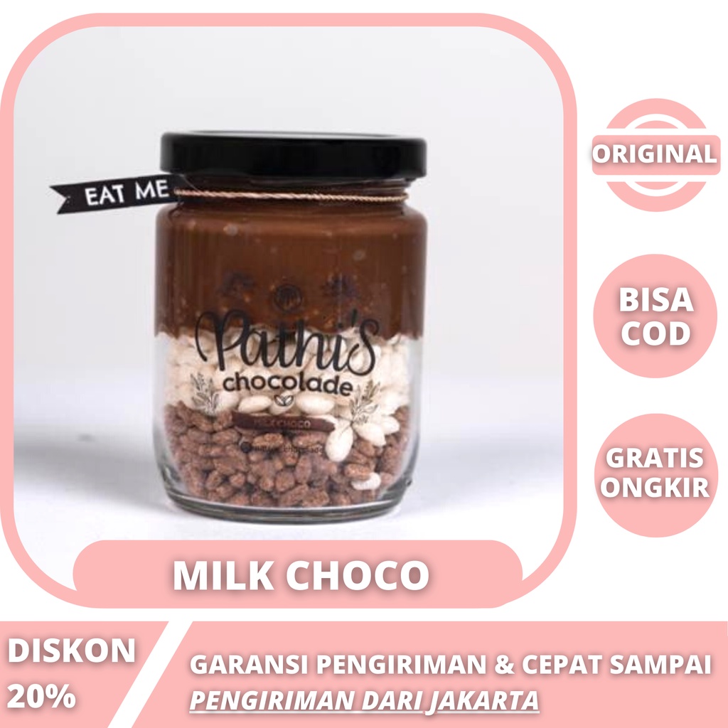 

Coklat CHOCO JAR CRUST Pathis Chocolade - MILK CHOCO