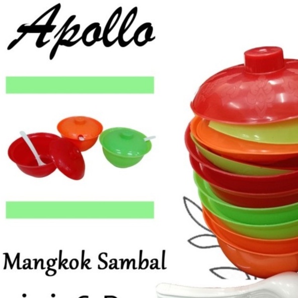

Tempat Sambal Set Sendok Wadah Tempat Saus Sambal
