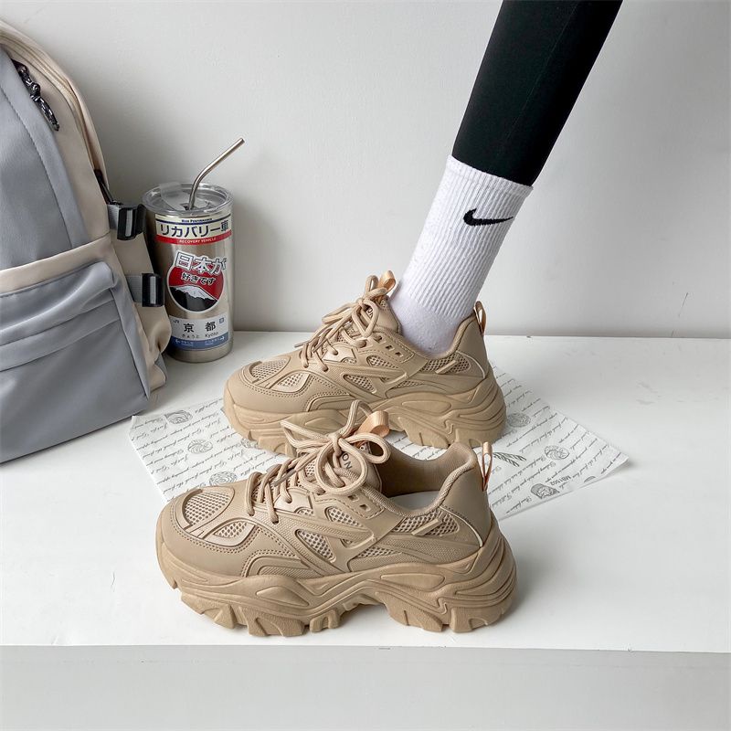 [GROSIR][COD] SEVEN_DAY SEPATU SNEAKERS WEDGWS WANITA TERBARU 'MOCCA' //H-89