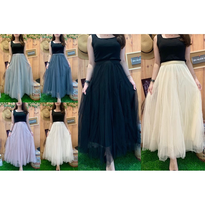 ROK TUTU PANJANG FURING IMPORT