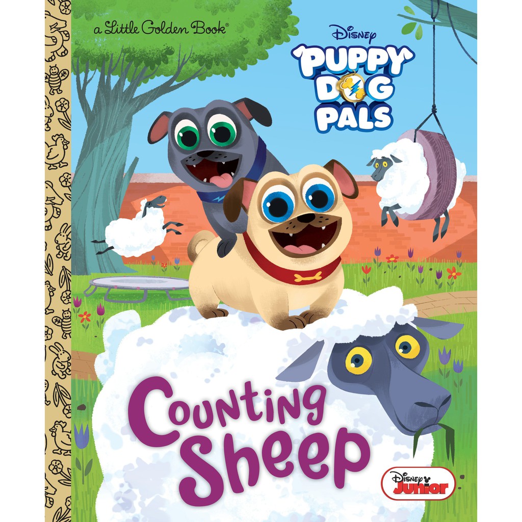 Random House / Disney - Little Golden Book : Disney Junior Puppy Dog Pals, Counting Sheep