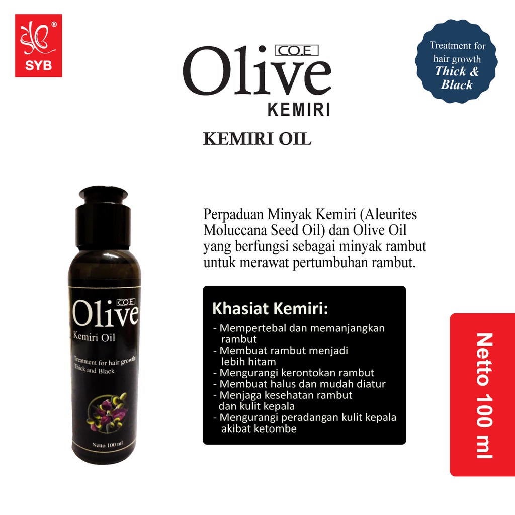 COE OLIVE MINYAK KEMIRI OLIVE PENYUBUR RAMBUT