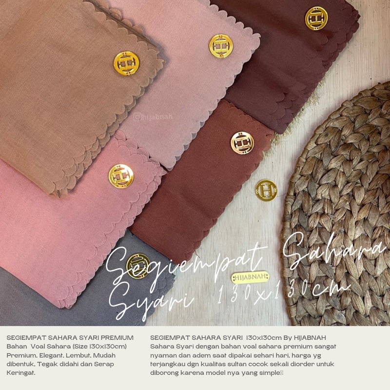 Voal Sahara Syari/Jumbo Ultrafine Premium Hijabnah