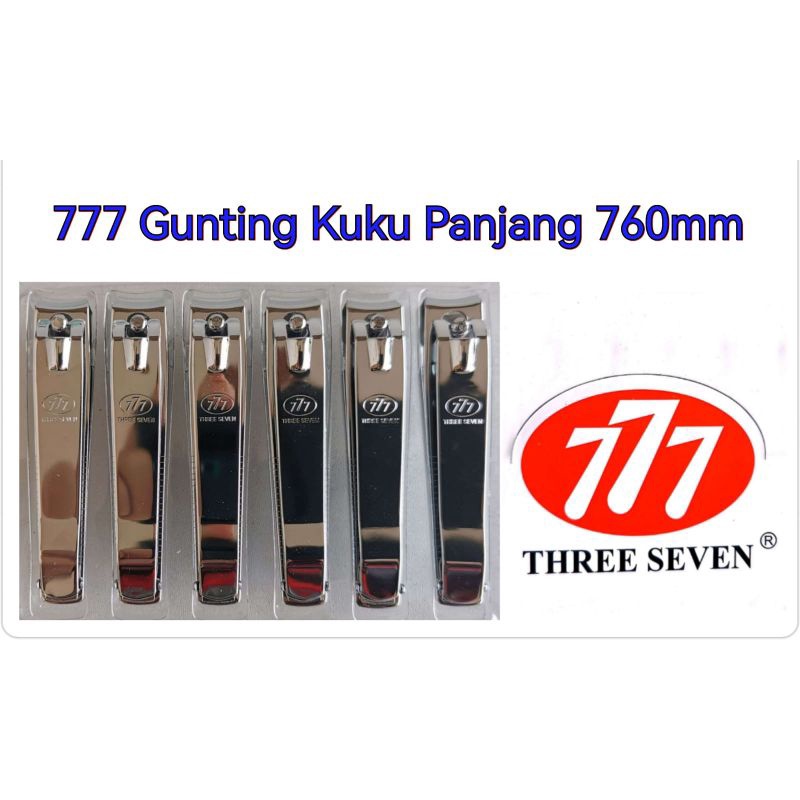 Gunting Kuku 777 Silver / Batik Besar 8cm