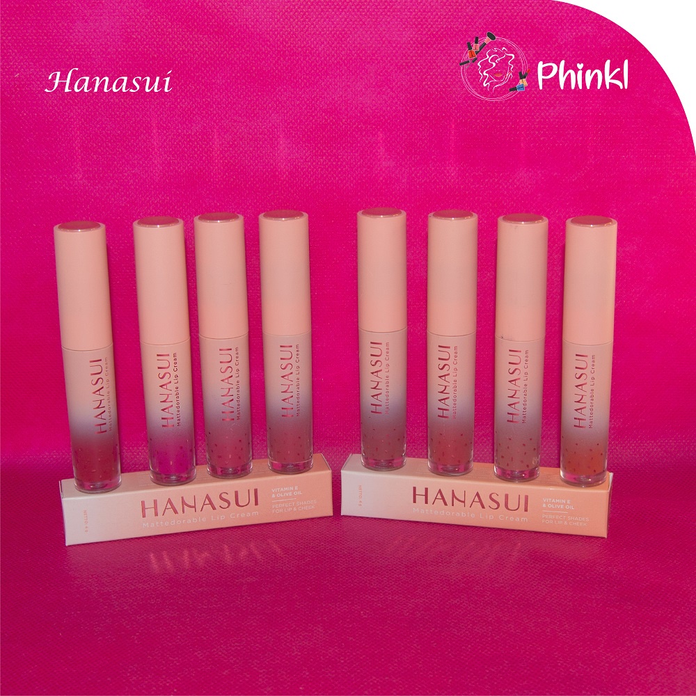 `ღ´ PHINKL `ღ´ ⓗⓐⓝⓐⓢⓤⓘ hanasui lip cream mattee matedorable ada boba OMBRE lips ala korea