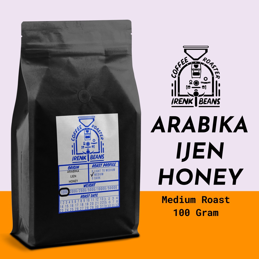 

Kopi Arabica Ijen Honey 100g Biji Bubuk