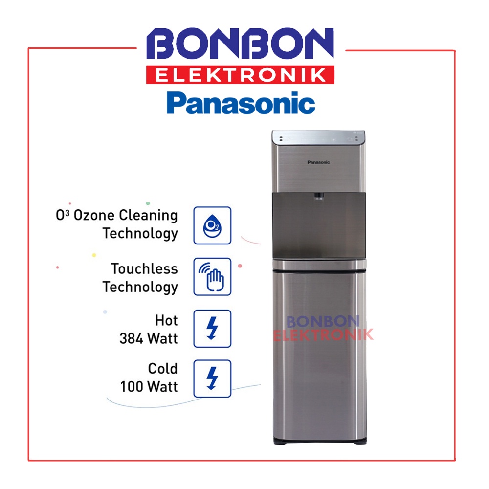 [GOSEND/GRAB] Panasonic Dispenser Galon Bawah NY-WDB91DAS (Touchless Sensor + Ozone)