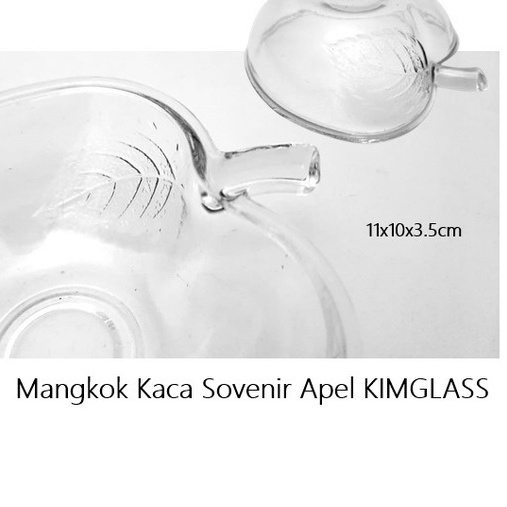 Souvenir Kaca/Mangkok Apel KIMGLASS B-416