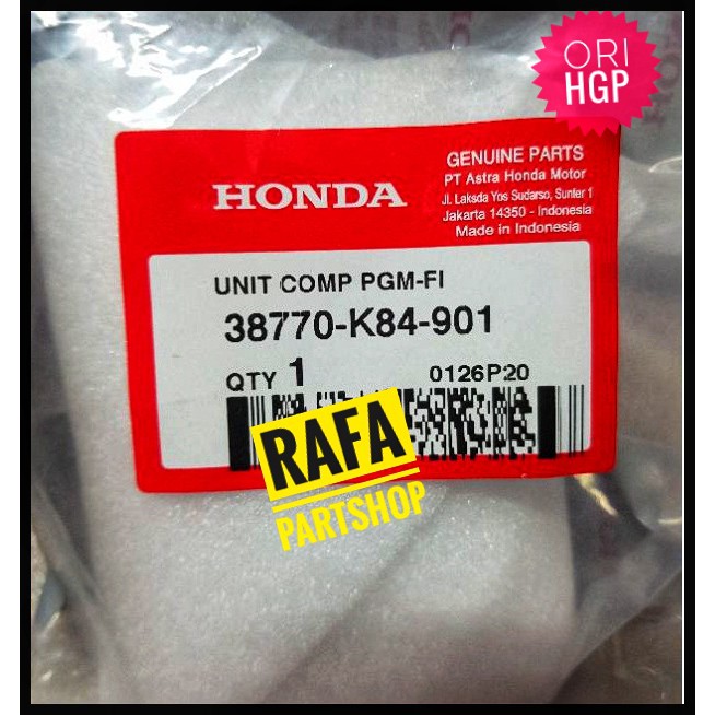 Unit Comp PGM FI Cdi Ecm Ecu Honda CRF 150L 38770K84901 ORI AHM