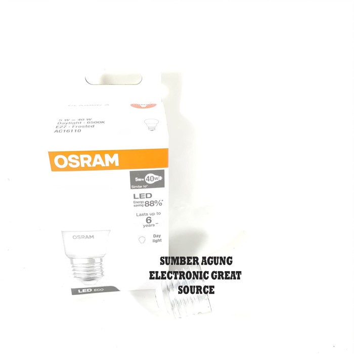 Lampu LED 5W Osram 5 Watt Cahaya Putih Awet Hemat Energi Bergaransi