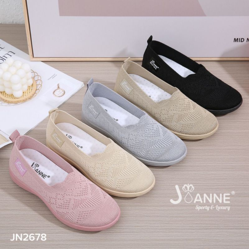 RESTOCK!! JOANNE Sepatu Flyknit Flat Shoes JN2678 [ORIGINAL BRAND]