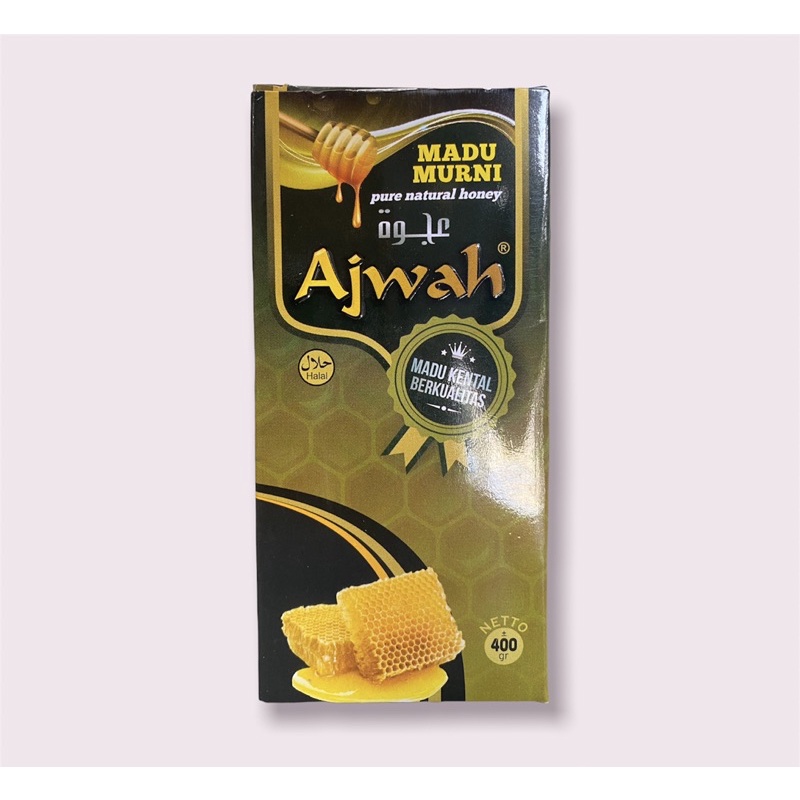 

Ajwah Madu Murni 400gr | Ajwah Madu Murni Madu Kental Berkualitas 400 gr | Ajwah Pure Natural Honey 400 gr