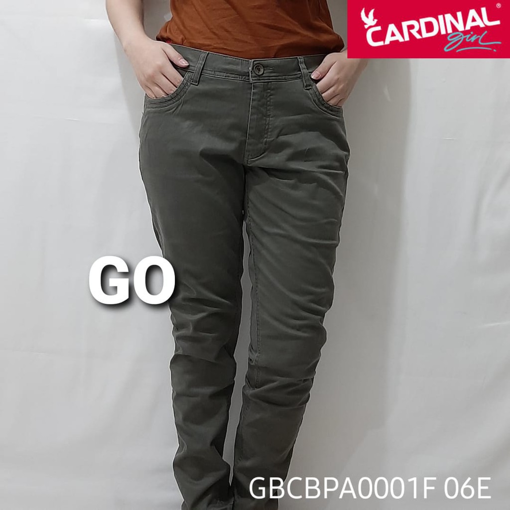 gof M CELANA JEANS CARDINAL Casual Katun Pensil Skinny Fit Celana Panjang Jeans Perempuan