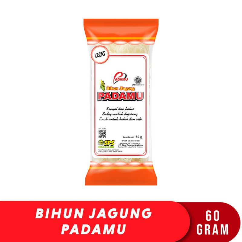 

BIHUN JAGUNG PADAMU 60 GRAM