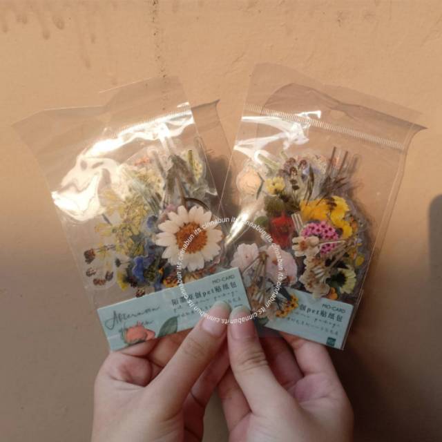 

40Pcs / Plant Flowers Transparent Mini Scrapbooking Stickers Paper Accessories Stationary Art Supply