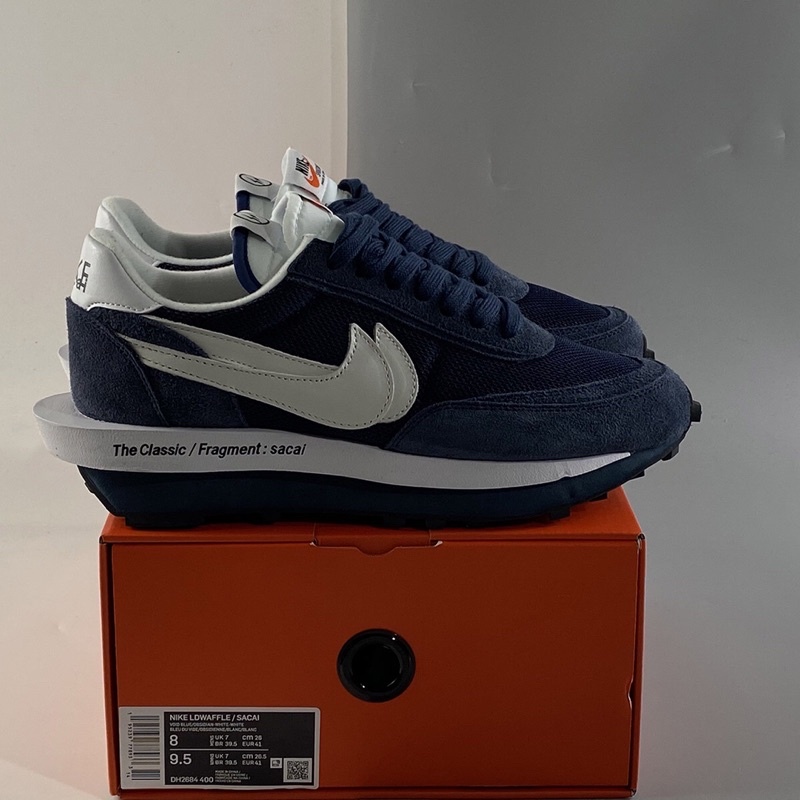 Nike sacai x Clot x LDWaffle 'Fragment Navy'