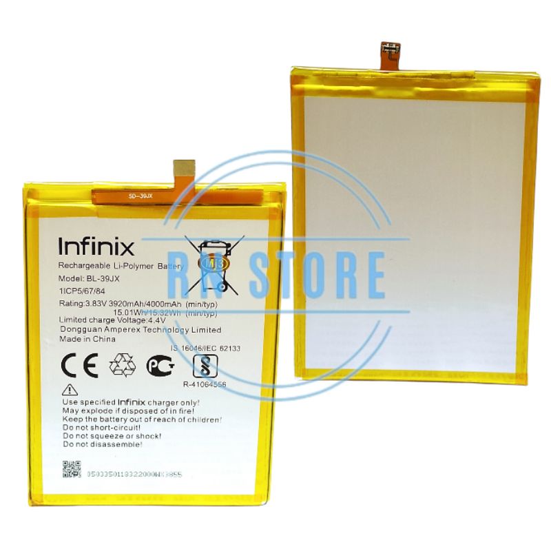 Baterai Battery Batre Infinix HOT S3X X622 BL-39JX BL39JX ORIGINAL
