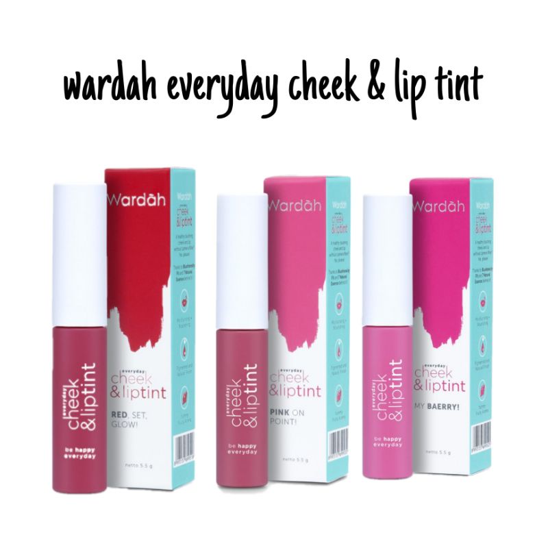 WARDAH EVERYDAY CHEEK & LIP TINT ( LIPTINT)