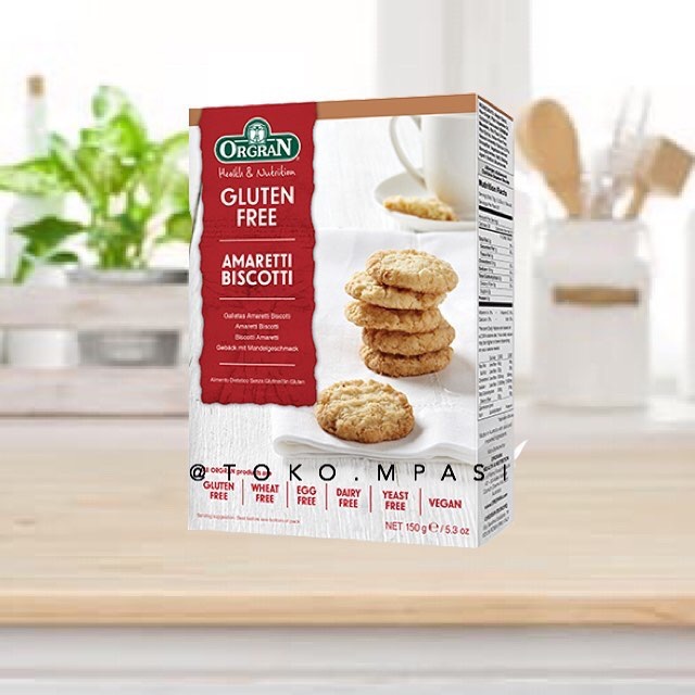 Orgran Amaretti Biscotti/ Biskuit Gluten Free