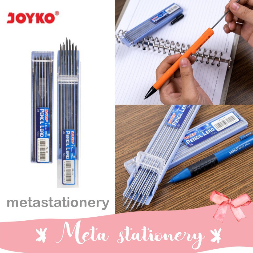 

Pencil Lead / Isi Pensil Mekanik Joyko PL-11 / 2B / 2.0 mm