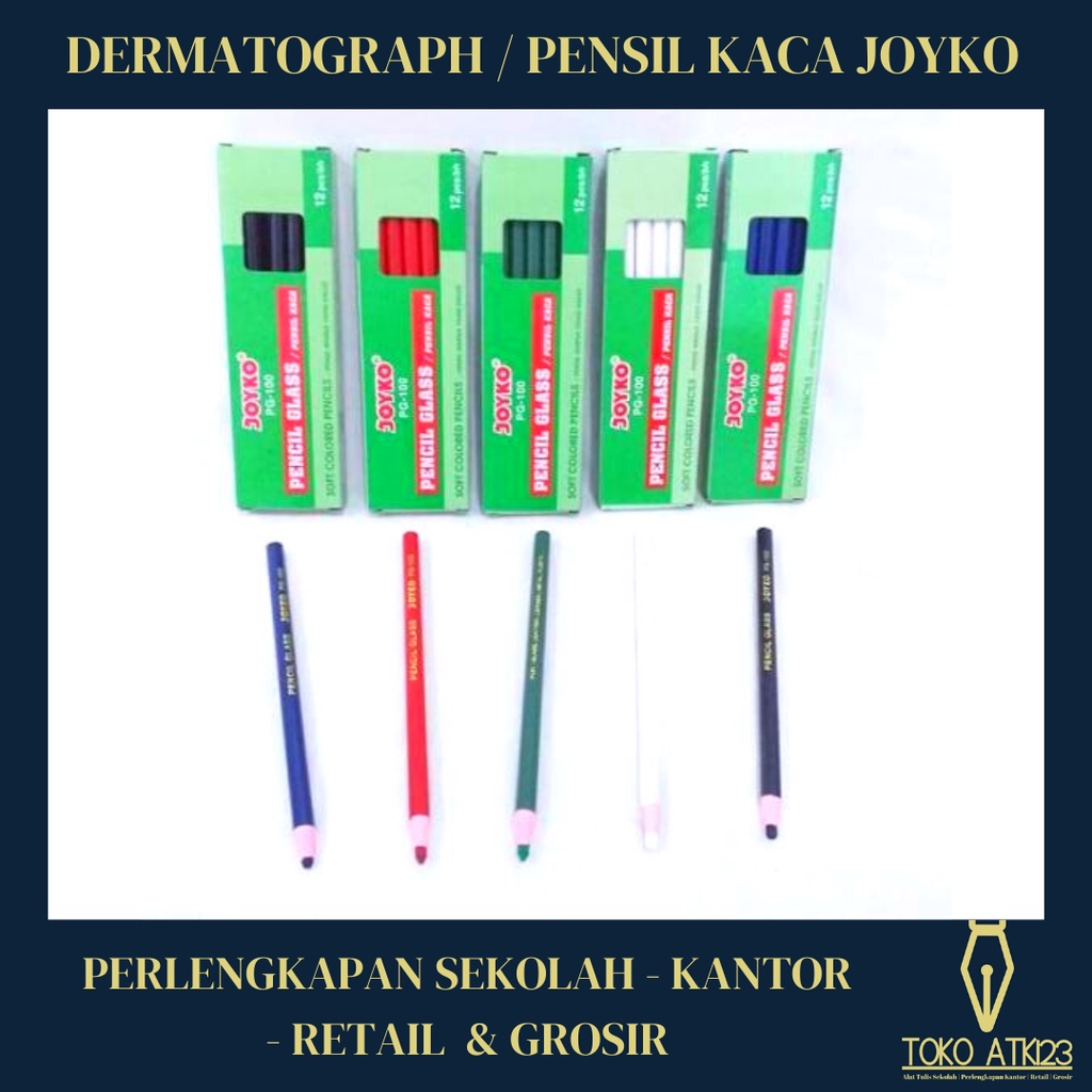 Dermatograph Joyko / Pensil Kaca / Glass Marking Pencil