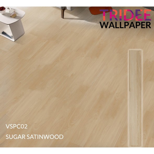 Lantai SPC Vinyl klik 4.0 MM Flooring | TRIDEE WALLPAPER