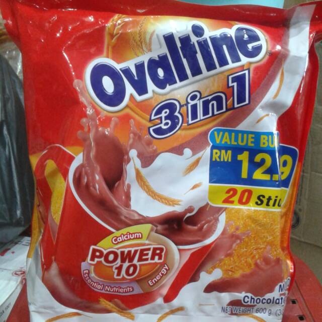 

ovaltine 3 in 1 sachets